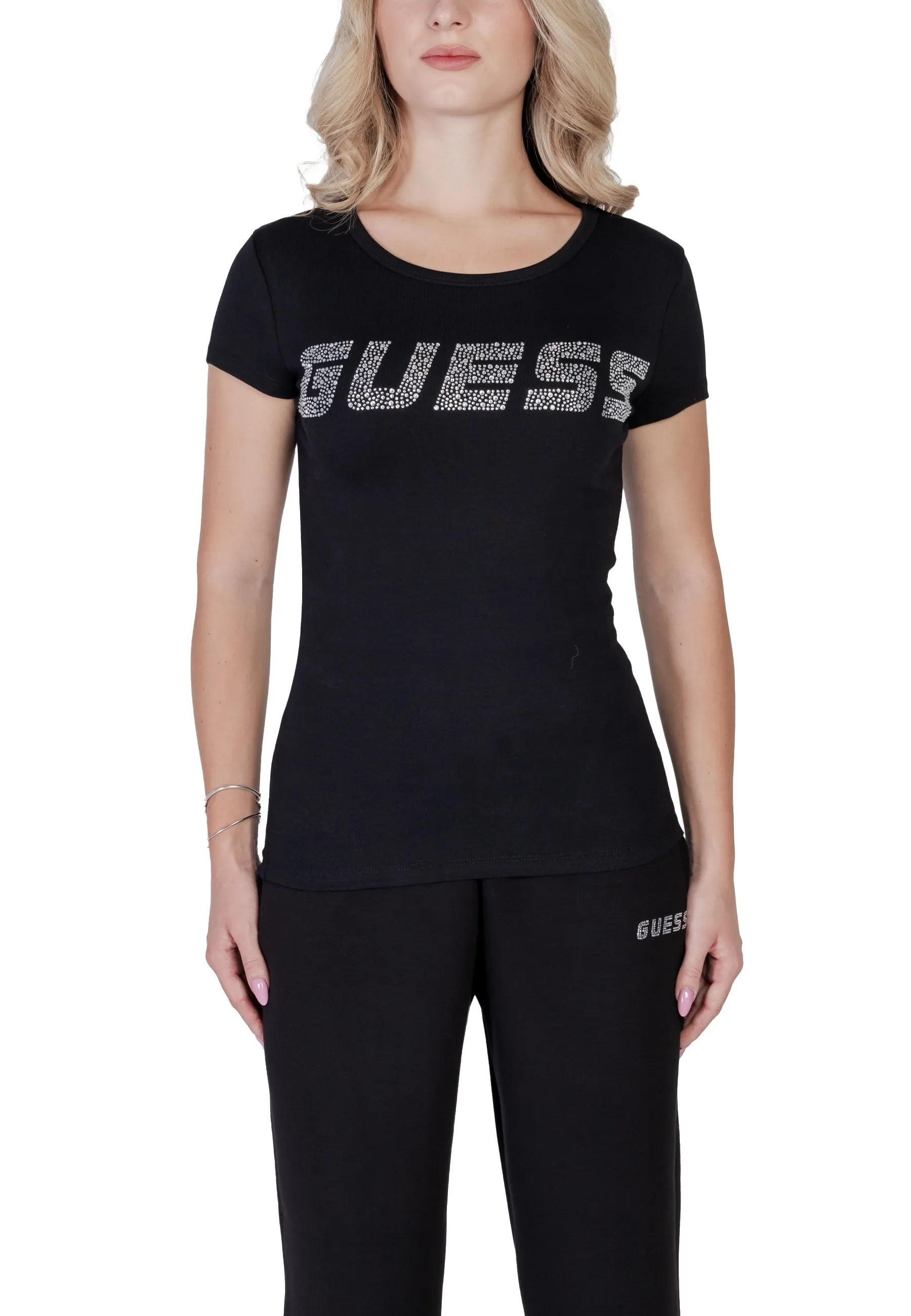 Guess T-Shirt Schwarz 477108