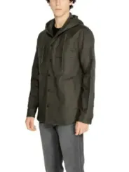 Darkgrüne wasserdichte Herrenjacke von Antony Morato