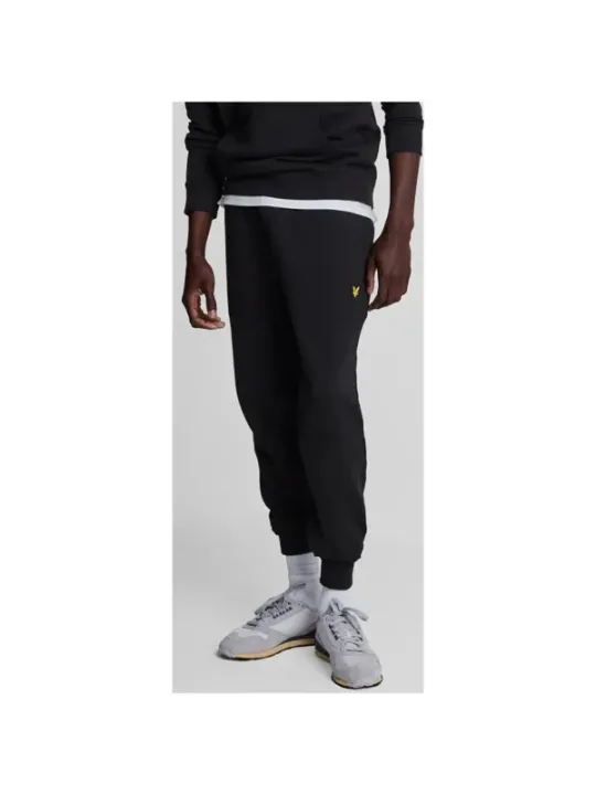 Schwarze Lyle & Scott Jogginghose