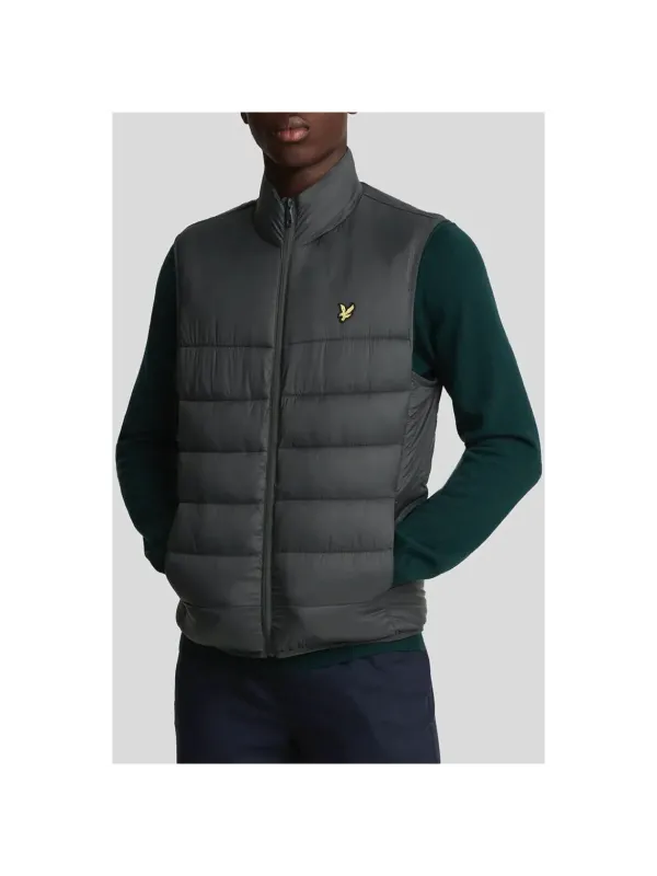 Graue Lyle & Scott Herrenweste
