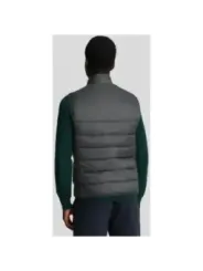 Dunkelgraue gesteppte Lyle & Scott Weste