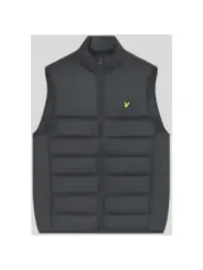 Schwarze gesteppte Lyle & Scott Weste