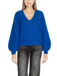 Gepunktete V-Ausschnitt Bluse von Guess