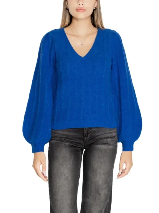 Gepunktete V-Ausschnitt Bluse von Guess