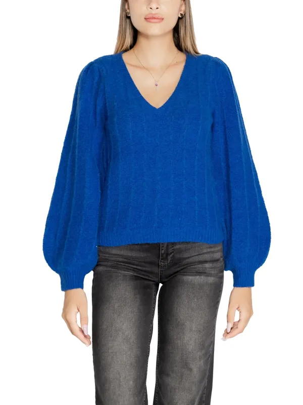 Gepunktete V-Ausschnitt Bluse von Guess