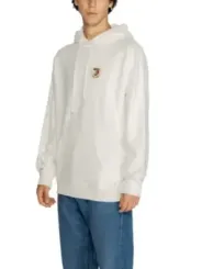 Cremefarbener Tommy Hilfiger Kapuzenpullover