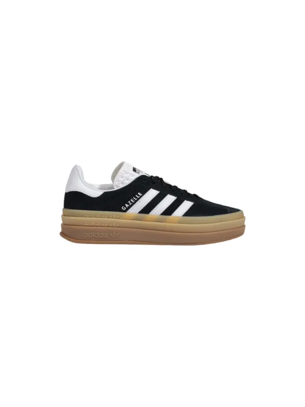 Schwarze Adidas Sneaker mit Gummisohle