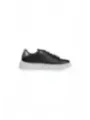 Schwarze weiße Furla Leder Sneaker