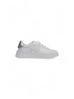 Weiße Furla Sneaker mit Goldakzenten