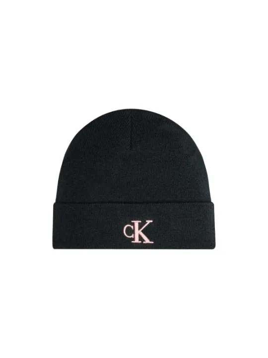 Dunkelgraue Calvin Klein Strickmütze