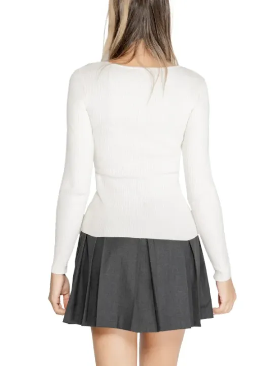 Dunkelgrauer plissierter Rock Morgan De Toi