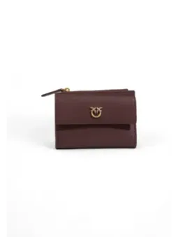 Dunkelbraune Pinko Handtasche mit Kuhkopf