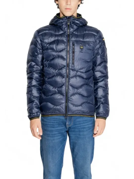 Stylische Blauer #476341 Daunenjacke Winter