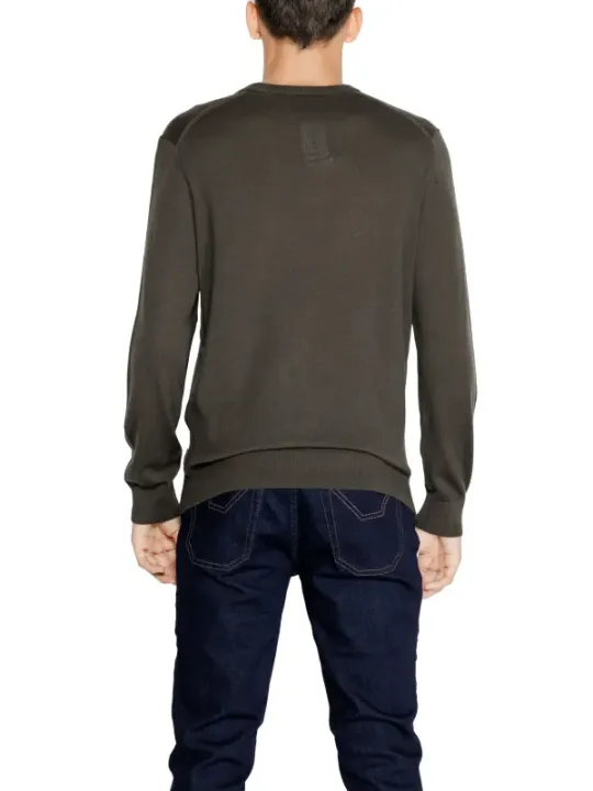 Dunkler Braun Farbverlauf Pullover