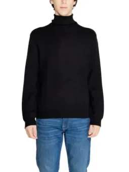 Schwarzer Armani Exchange Rollkragenpullover