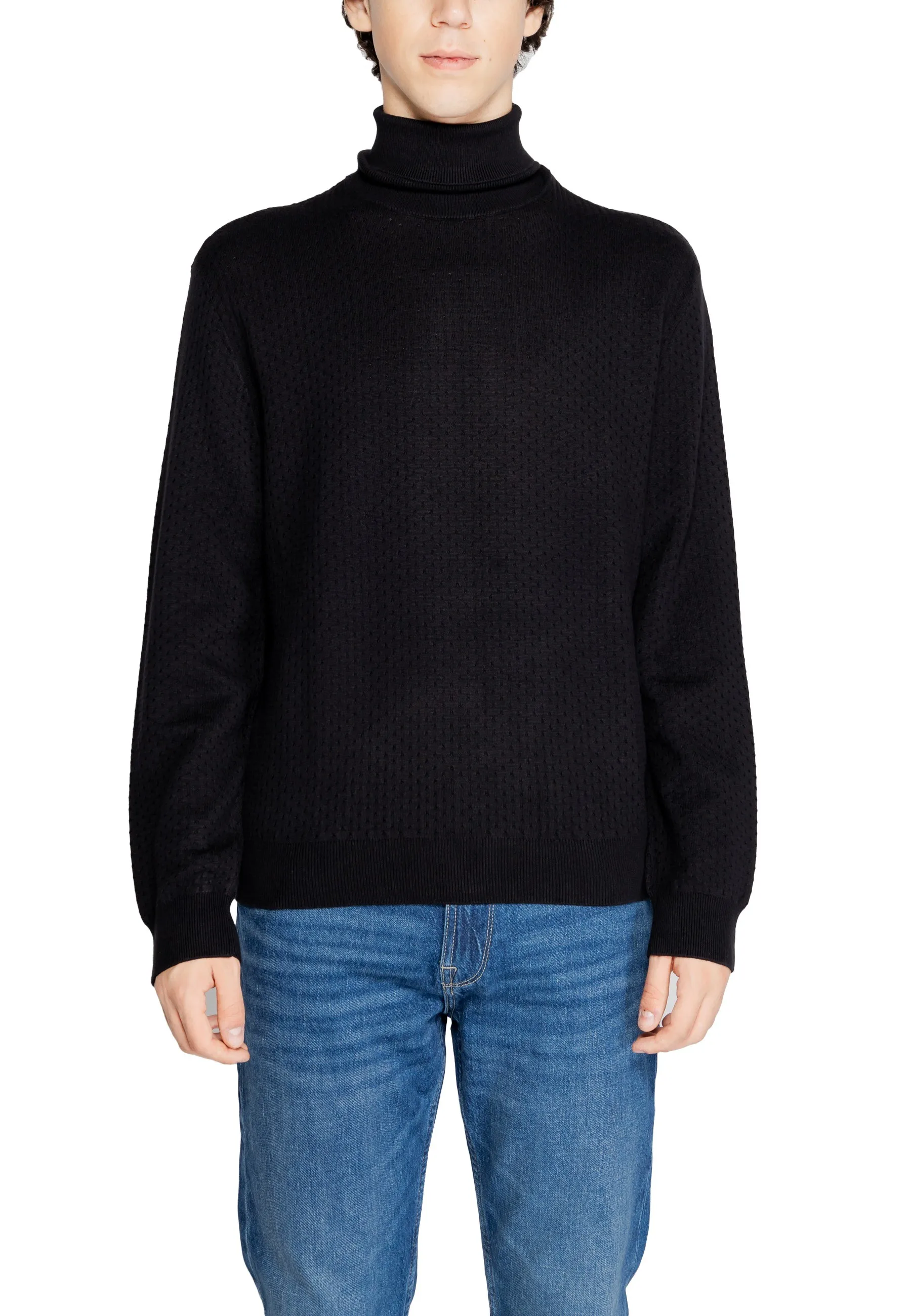 Herren Pullover Schwarz 476236