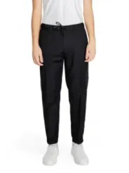 Schwarze Herrenhose schlanker Schnitt Tapered