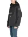 Schwarze Napapijri Kapuzenjacke mit Logo