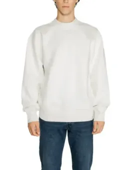 Weißer Calvin Klein Fleece Pullover