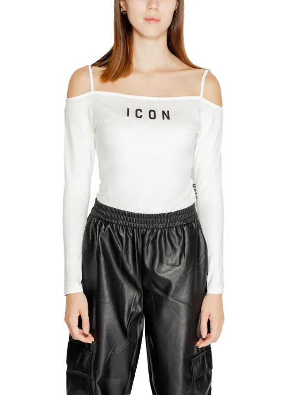Weißes ICON-Shirt mit Lederhose