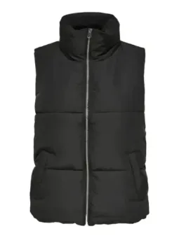 Schwarze Jacqueline De Yong Pufferweste