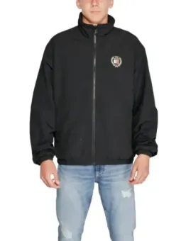 Tommy Hilfiger schwarze Zip-Jacke Herren