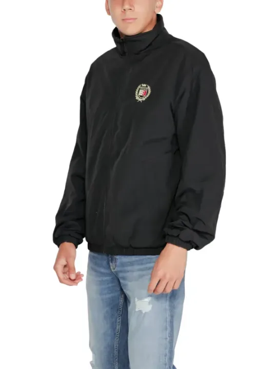 Schwarze Tommy Hilfiger Windjacke Herren