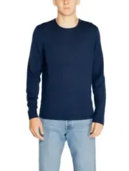 Navablaues Calvin Klein Langarmshirt