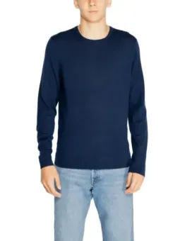 Navablaues Calvin Klein Langarmshirt