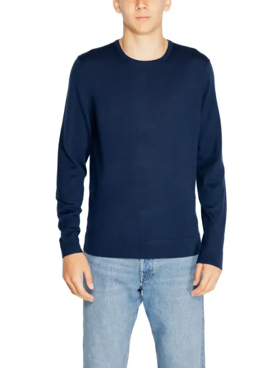 Navablaues Calvin Klein Langarmshirt