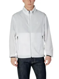 Weiße Armani Exchange Zip-Jacke