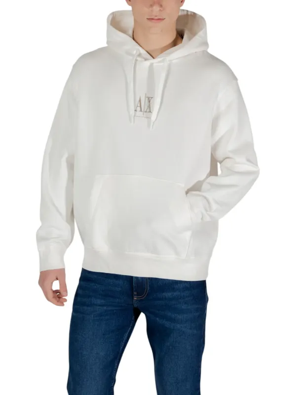 Weißer Armani Exchange Kapuzenpullover