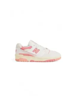 Weiße und rosa New Balance Sneakers