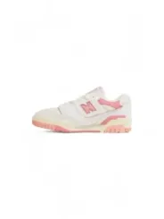 Weißer New Balance Sneaker mit Pink