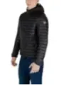 Schwarze Colmar Pufferjacke mit Rippen