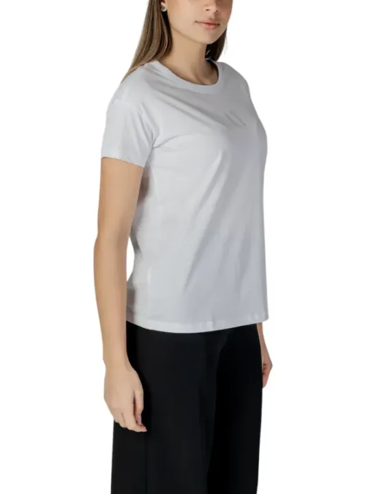 Armani Exchange weißes Baumwoll-T-Shirt