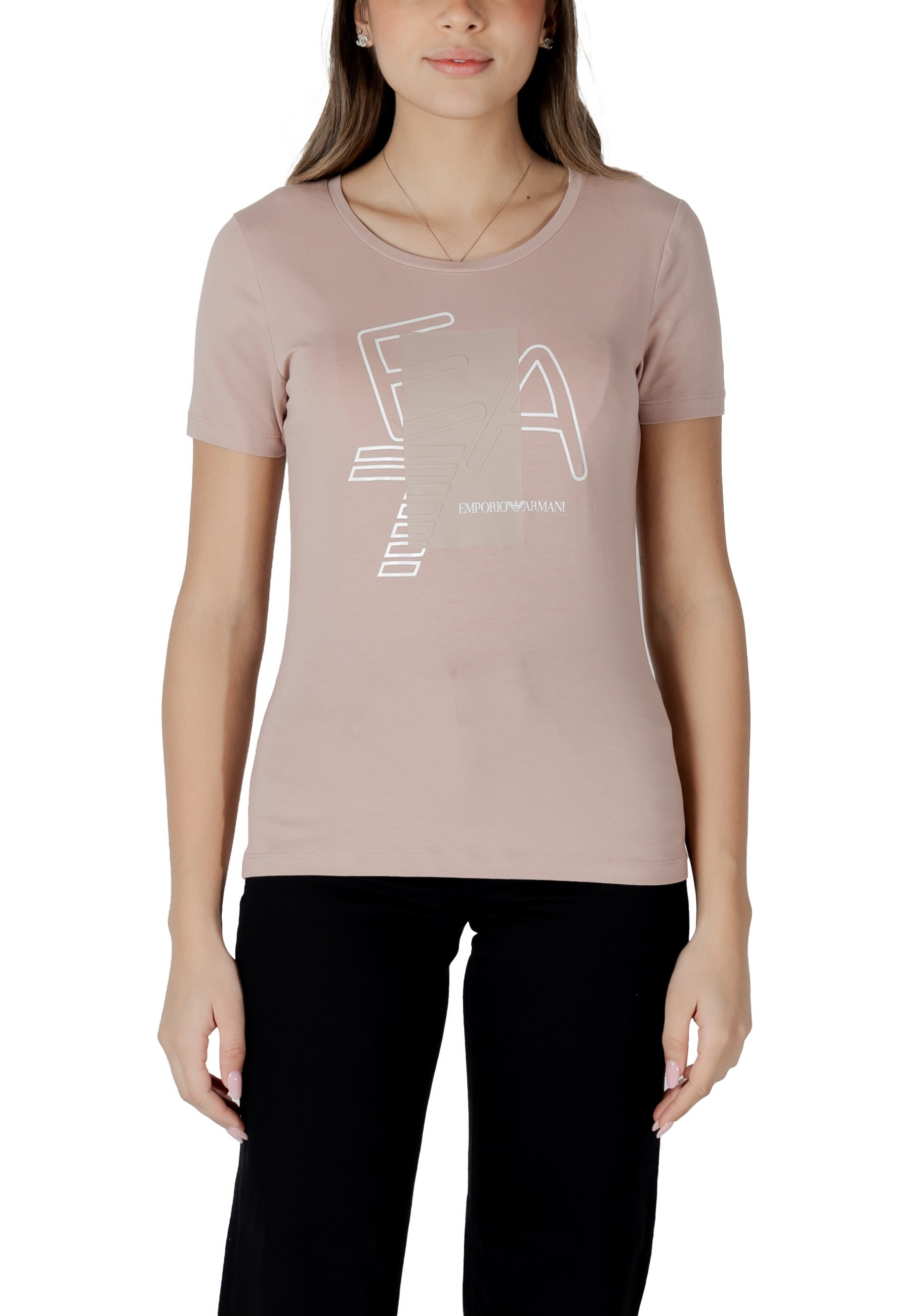 Ea7 T-Shirt Rosa 483688