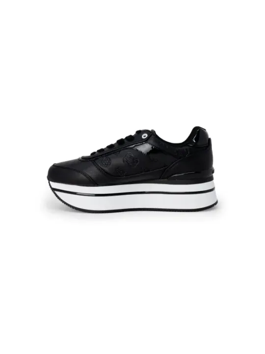 Schwarze und weiße Guess Sneakers