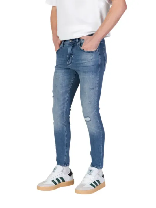 Distressed hellblaue Antony Morato Jeans