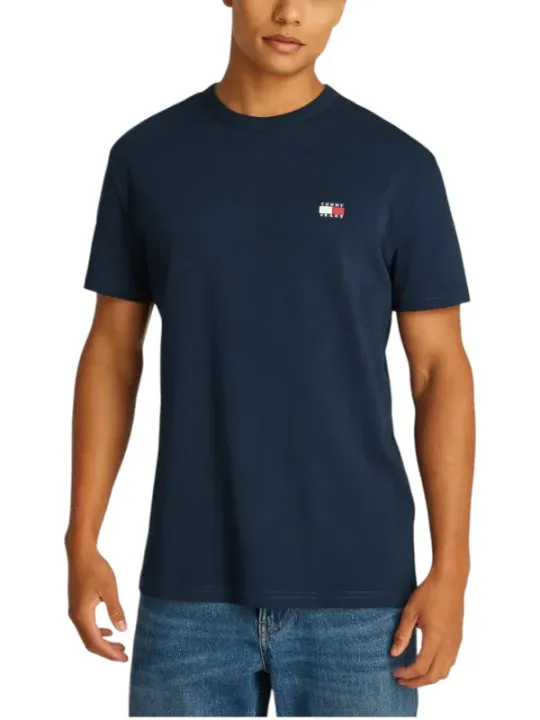Tommy Hilfiger blaues Logo T-Shirt
