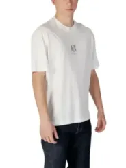 Weißes Armani Exchange Herren T-Shirt