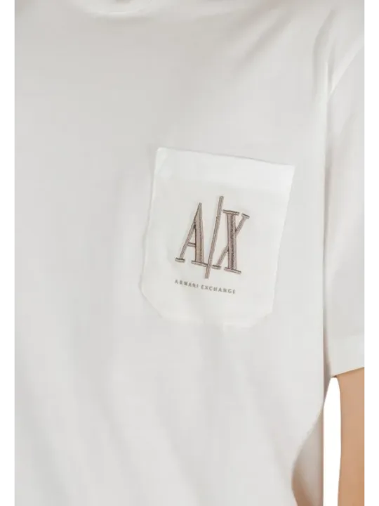 Armani Exchange weißes A/X T-Shirt