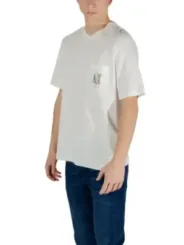 Weißes Armani Exchange Herren T-Shirt