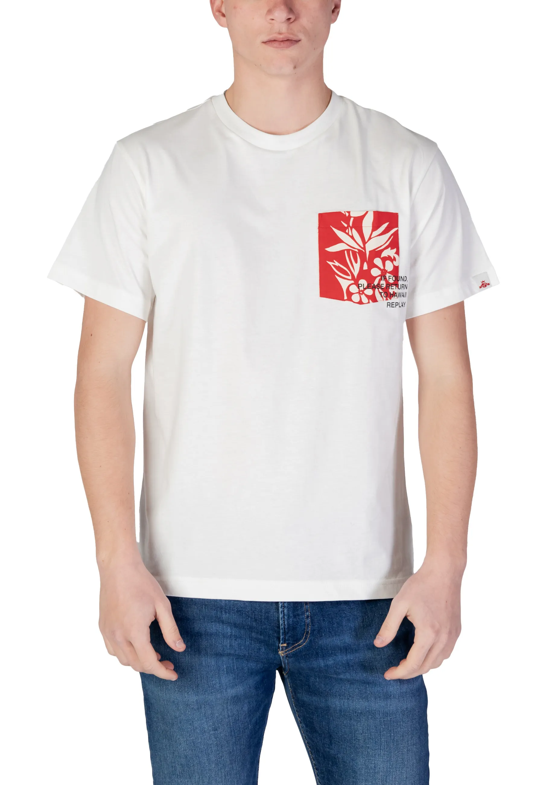 Replay Herren T-Shirt Weiß 483279