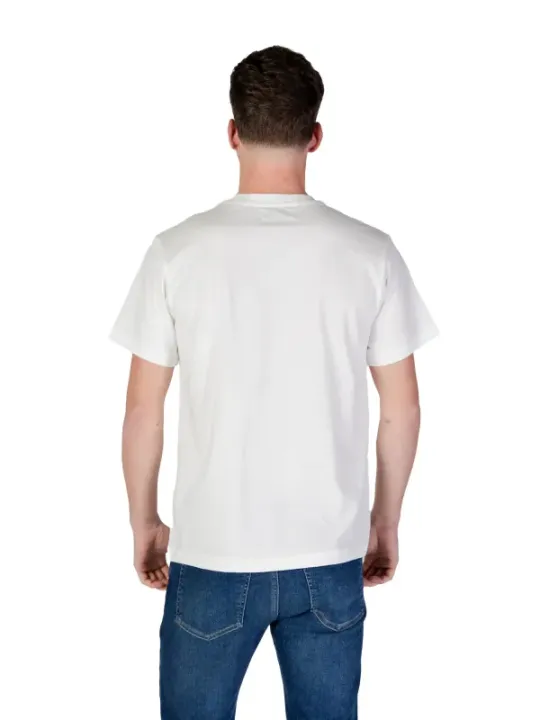 Replay Baumwoll-T-Shirt, hellbraun, kurzärmlig