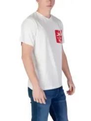 Weißes Replay T-Shirt mit Logo