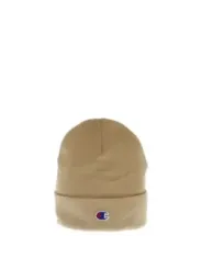 Champion Beanie Tan Gerippter Logo