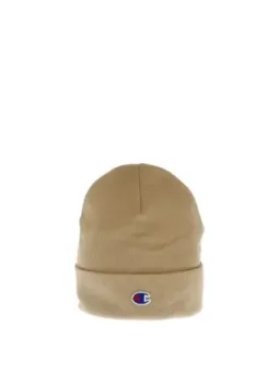 Champion Beanie Tan Gerippter Logo