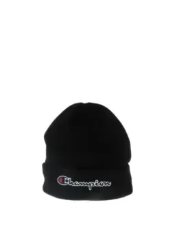 Schwarze Champion Beanie mit Logo