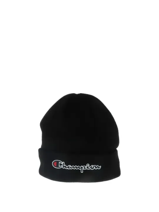 Schwarze Champion Beanie mit Logo